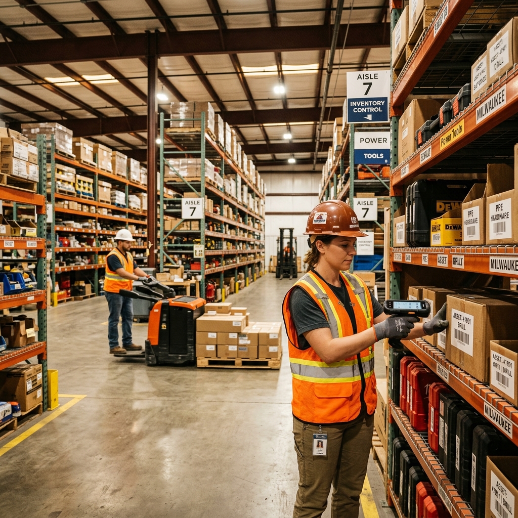 Control de inventario en bodega de construcción