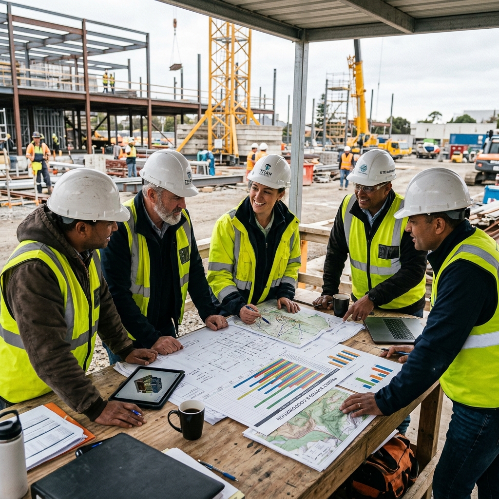 Coordinación de producción en obra